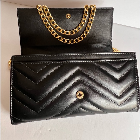 🌺AUTH. GUCCI MARMOT CROSSBODY  WALLET 🌺 - Picture 3 of 16